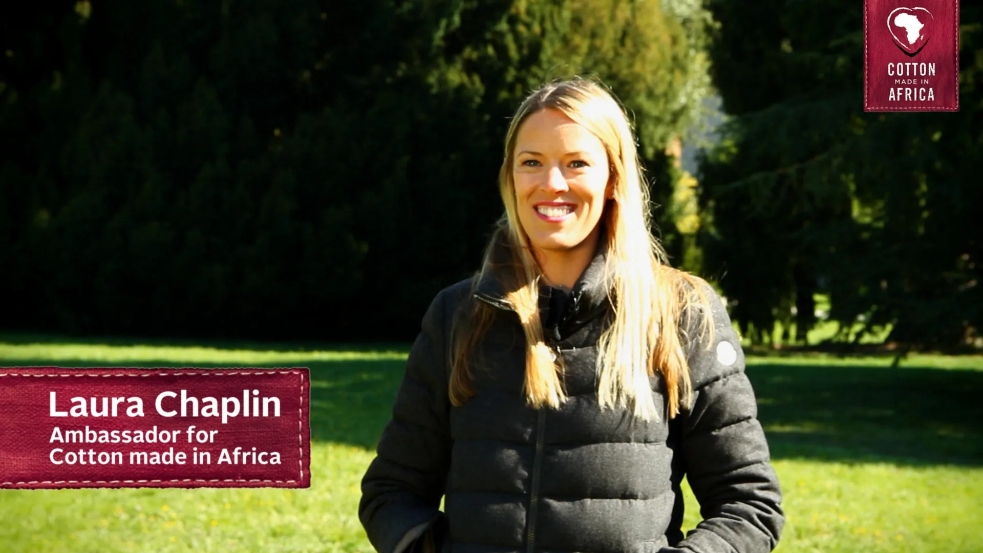 Laura Chaplin – Botschafterin für Cotton made in Africa